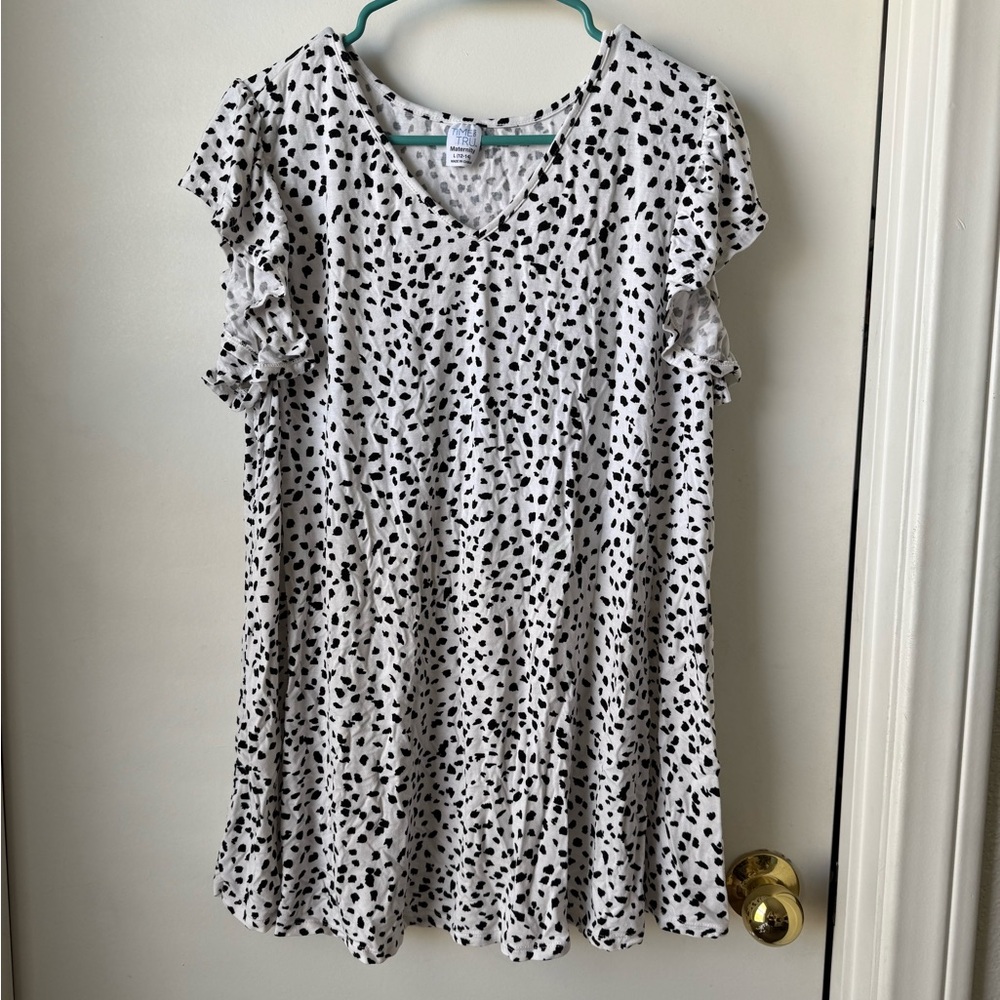 Stylish Black and White Kids Dress